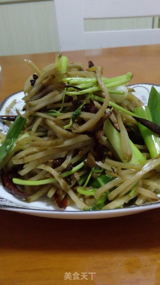 葱爆大头菜的做法