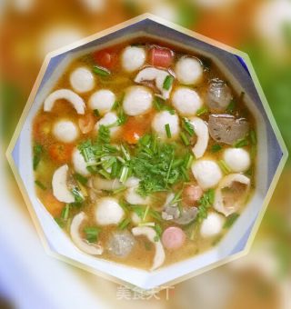 平菇肉丸汤的做法