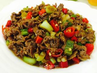 小炒牛肉的做法