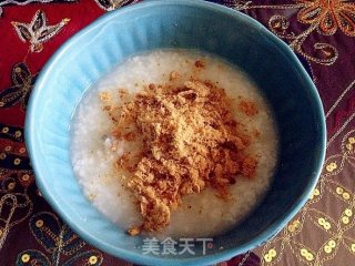婴儿宝宝辅食——肉松山药粥