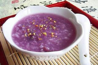 婴儿宝宝辅食——紫薯芝麻核桃粥