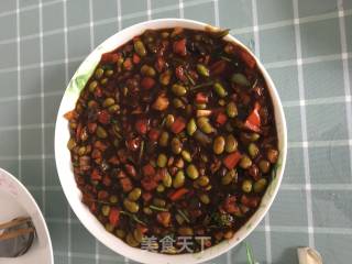 毛豆炸酱面的做法