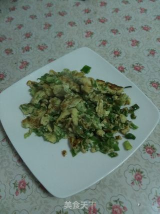 青椒炒鸡蛋的做法