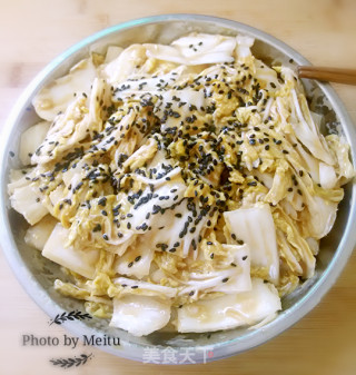 麻酱拌白菜的做法
