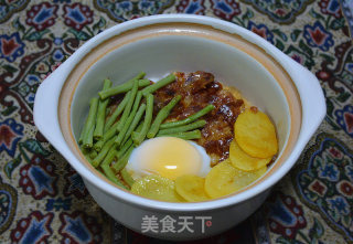 香肠煲仔饭的做法