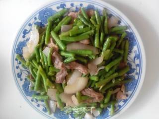 豆角烧肉的做法