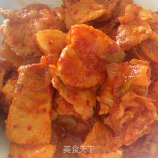 辣白菜五花肉的做法