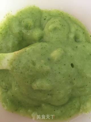 宝宝辅食牛油果西兰花白米粥泥的做法