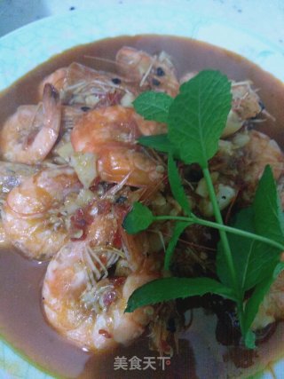 蒜蓉炒虾的做法