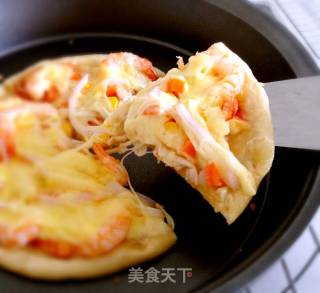 鲜虾时蔬披萨的做法