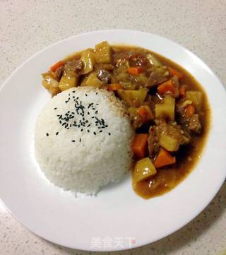 咖喱牛肉饭的做法