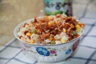 好吃的酱香腊肠米饭的做法