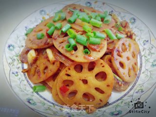干锅藕片的做法