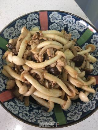 肉末蟹味菇的做法