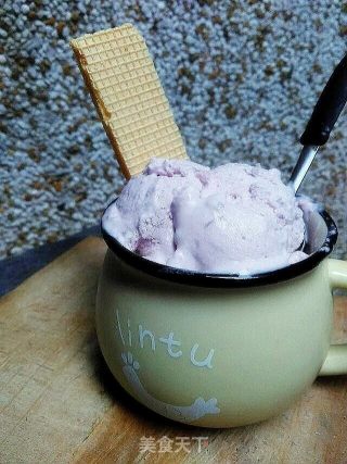 3种食材做出无需搅拌的——紫薯冰激凌的做法