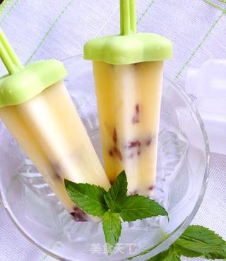 牛奶红豆冰棒的做法