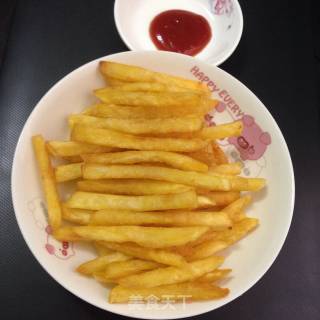 炸薯条的做法