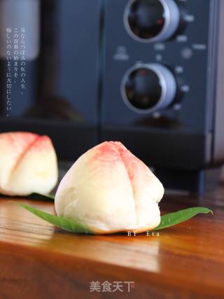 水蜜桃造型面包的做法