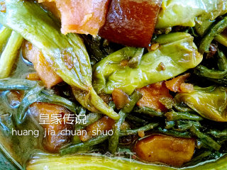 豇豆尖椒猪皮酱菜的做法