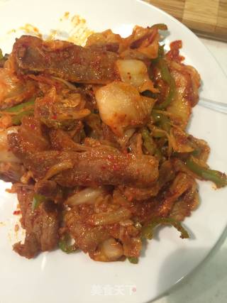 辣白菜炒五花肉的做法
