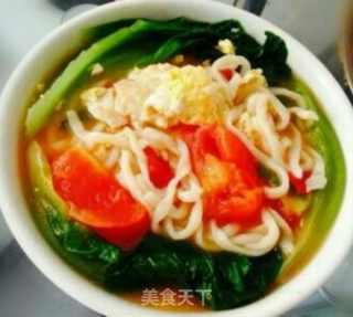 西红柿鸡蛋面的做法