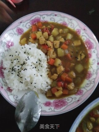 咖喱鸡肉饭的做法