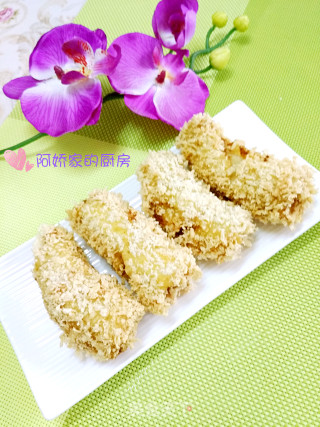 香酥香蕉卷的做法