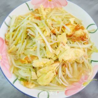 韭黄炒蛋的做法