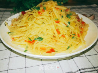 酸辣土豆丝的做法