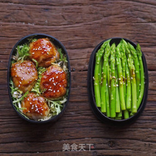 里脊肉包饭团的做法