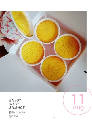 无水油纸杯蛋糕