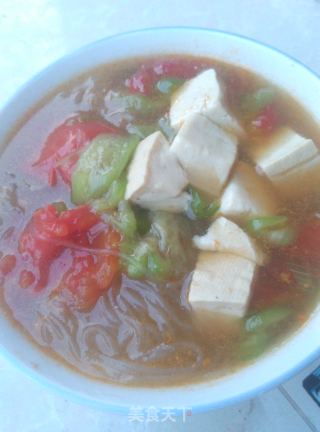 丝瓜粉丝豆腐汤的做法