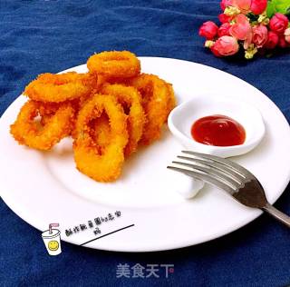 里约奥运会必备的小零食—酥炸鱿鱼圈的做法