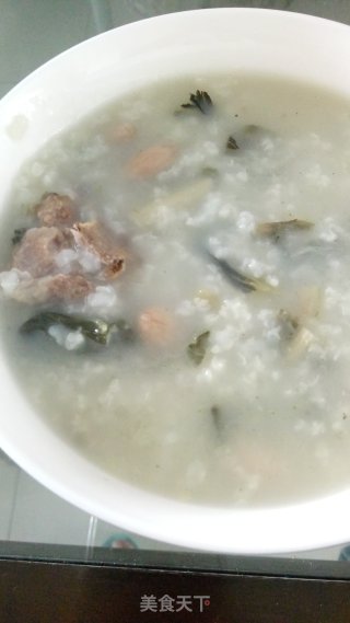 咸骨粥的做法