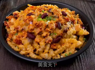 芝士肉酱薯条的做法