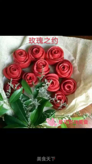 甜根菜玫瑰花的做法