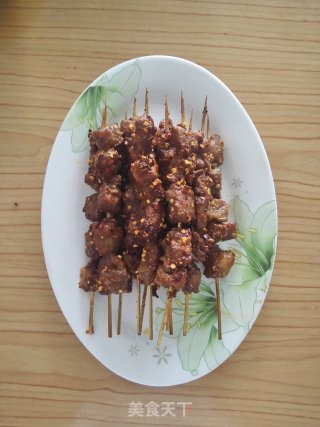 超级简单烤猪肉串的做法