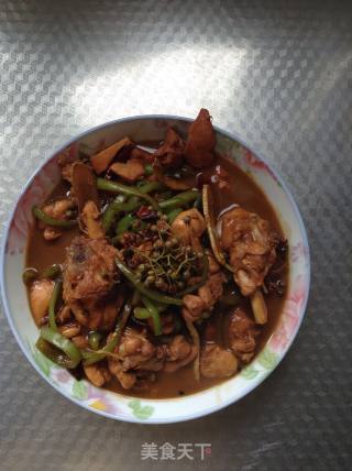 鲜椒辣子鸡腿的做法