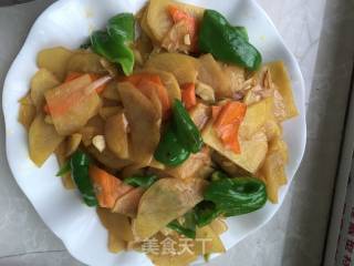 青椒土豆片的做法