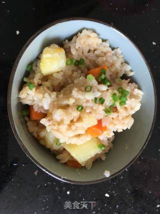 儿童版土豆萝卜肉碎闷饭