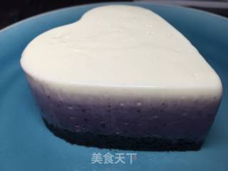 蓝莓四色渐变蛋糕的做法