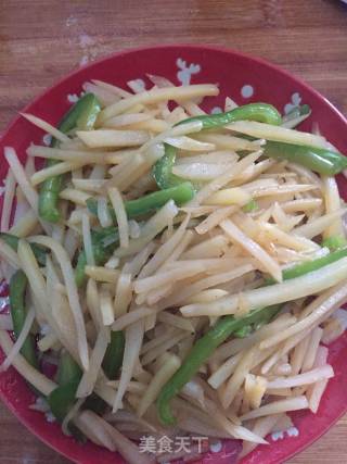 爆炒青椒土豆丝的做法