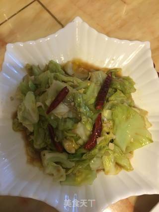 陈醋圆白菜的做法