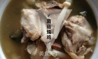 菌菇炖鸡的做法
