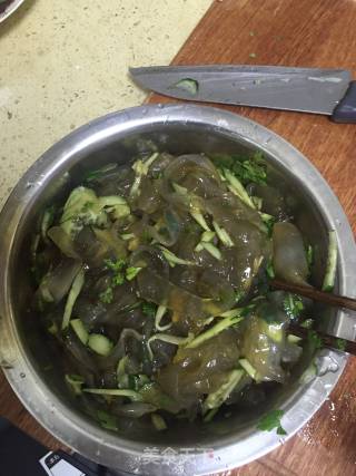 手工制作东北大凉皮的做法