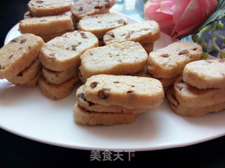 红枣花生碎黄油饼干的做法