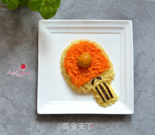 乒乓球蛋炒饭的做法