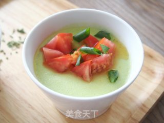 芦笋牛奶鸡蛋羹的做法