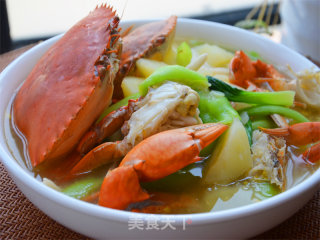 青蟹土豆汤的做法