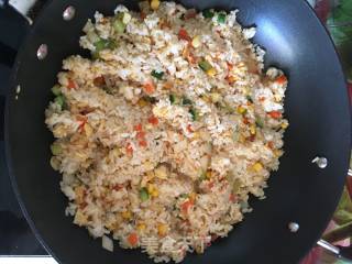 五彩炒饭